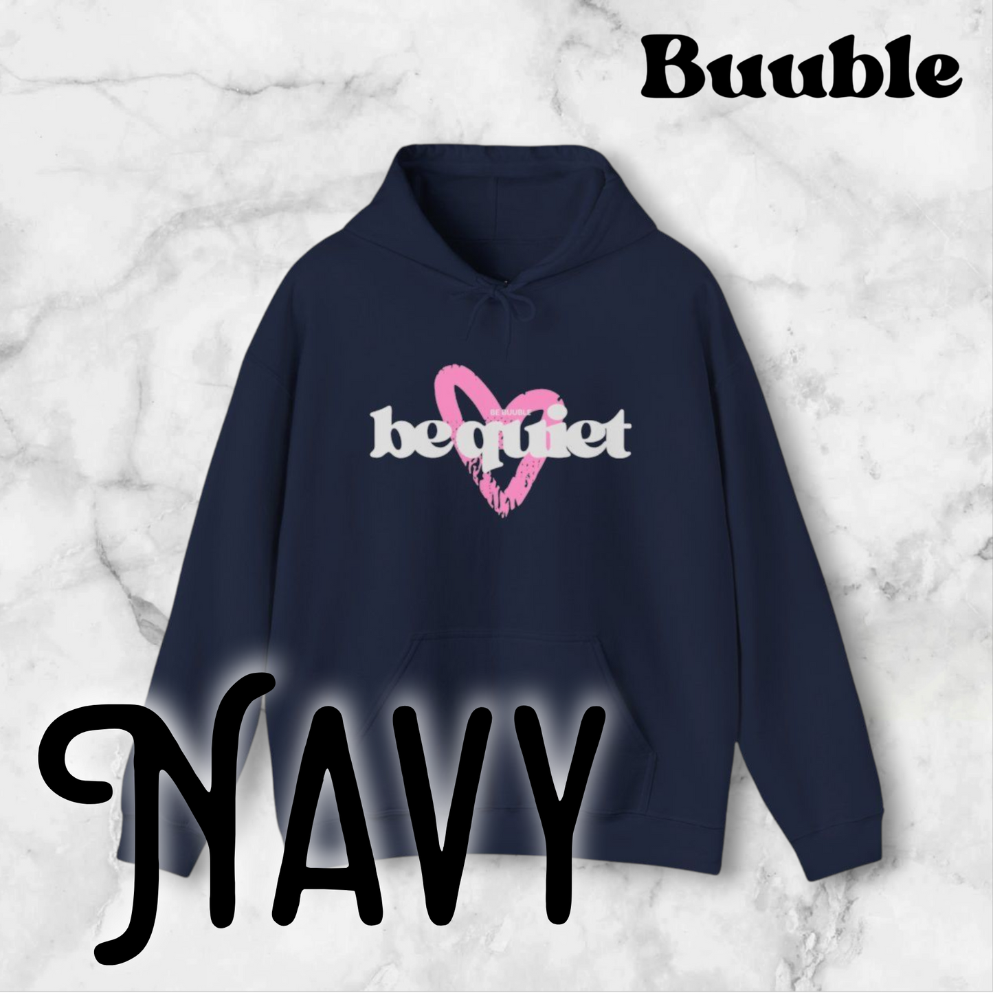 Be Quiet โ Say Less, Feel More Hoodie