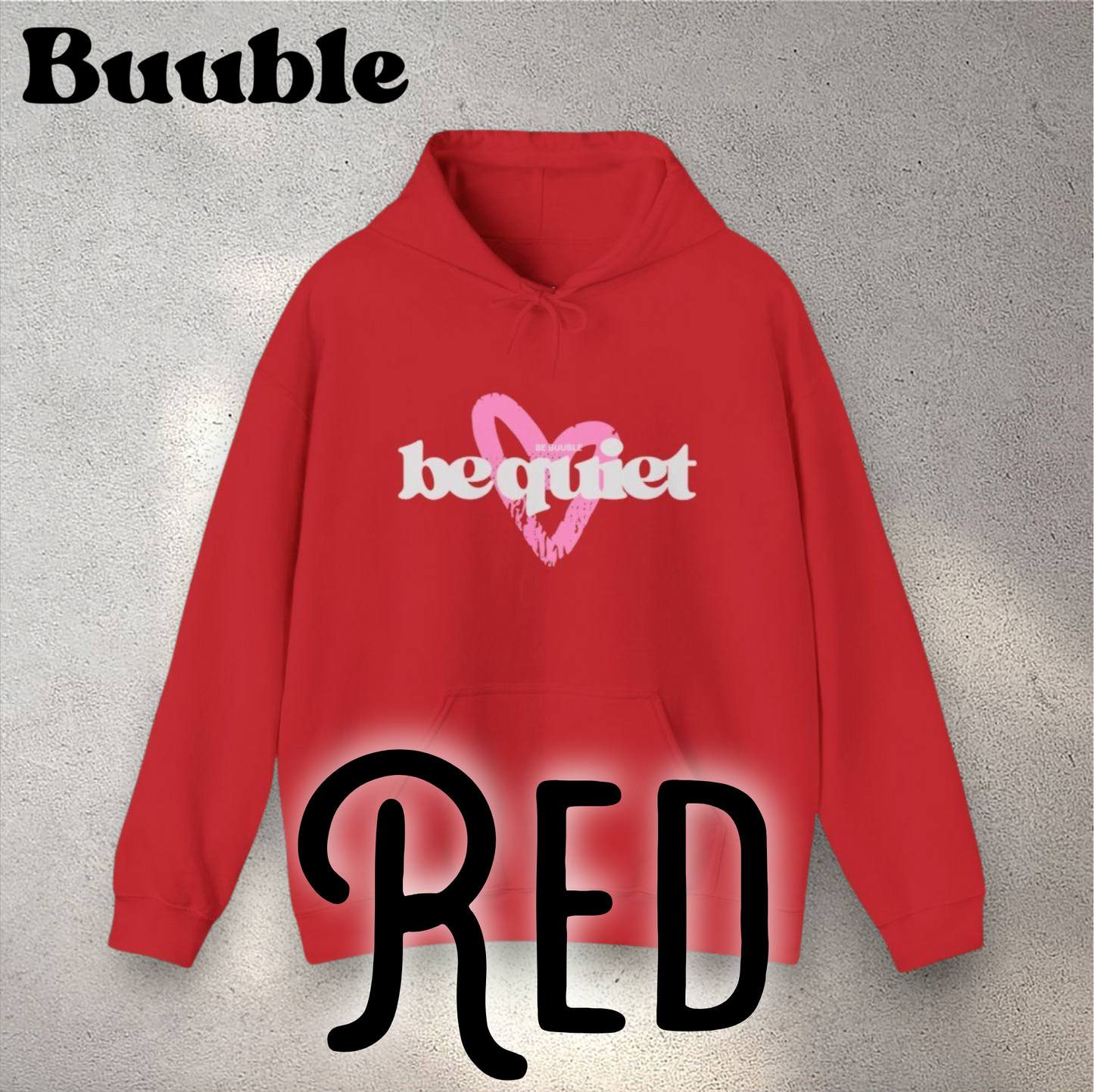 Be Quiet โ Say Less, Feel More Hoodie