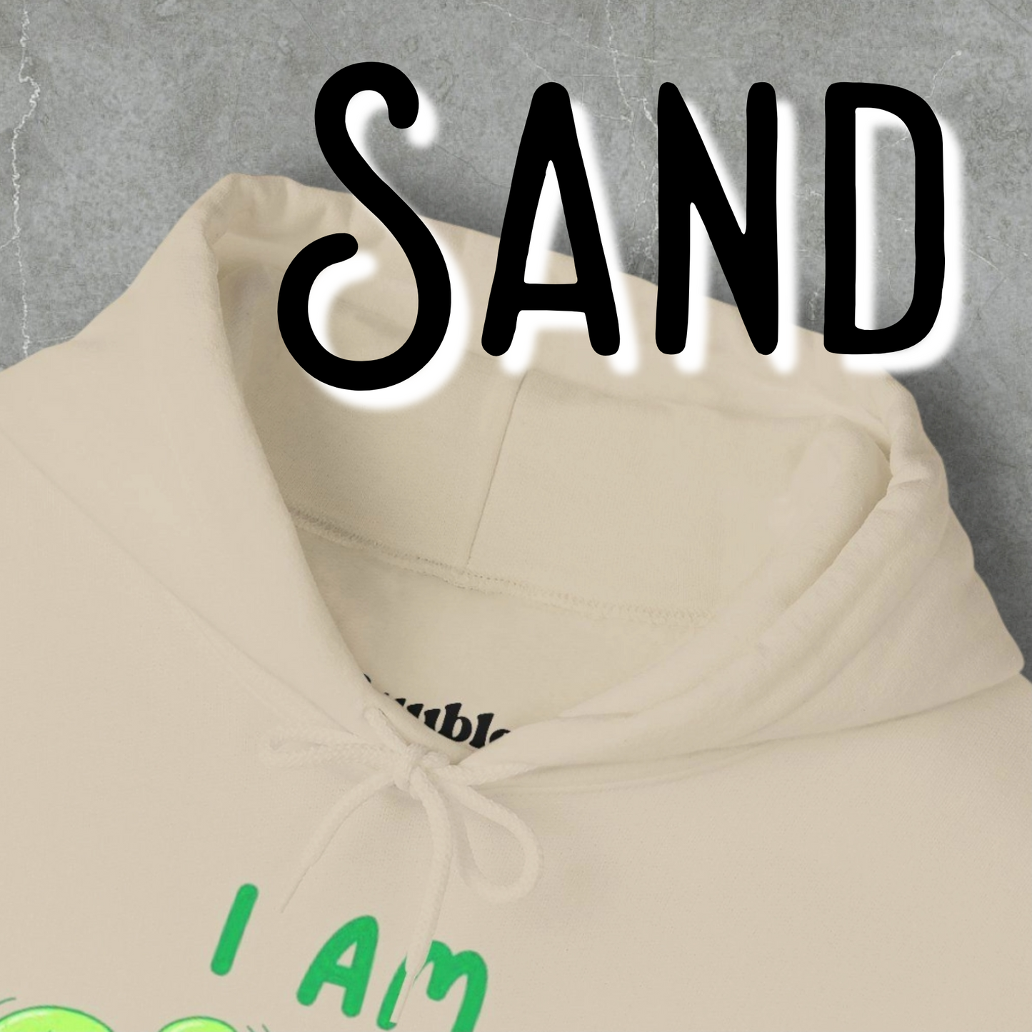 I AM ALZA Hoodie – Neon Graffiti Style | Buuble Original