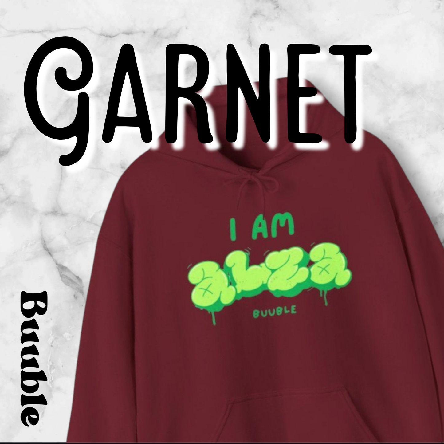 I AM ALZA Hoodie – Neon Graffiti Style | Buuble Original
