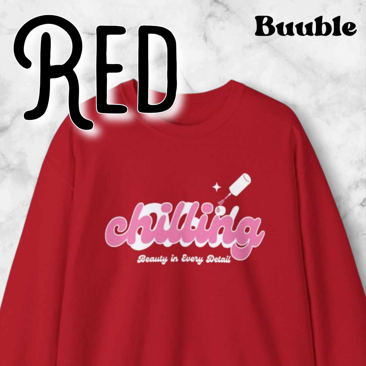 Chilling – Beauty in Every Detail | Buuble Cozy Sweatshirt