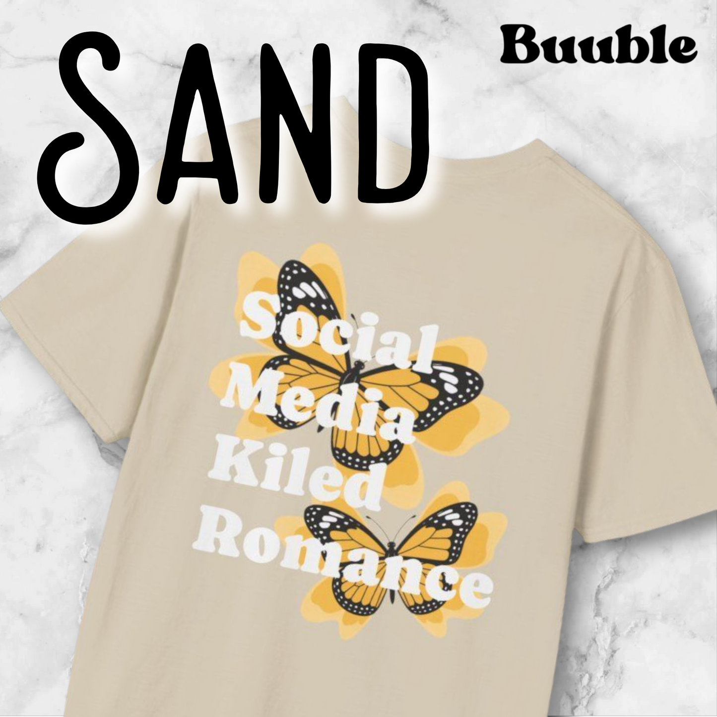 Social Media Killed Romance – Buuble T-Shirt