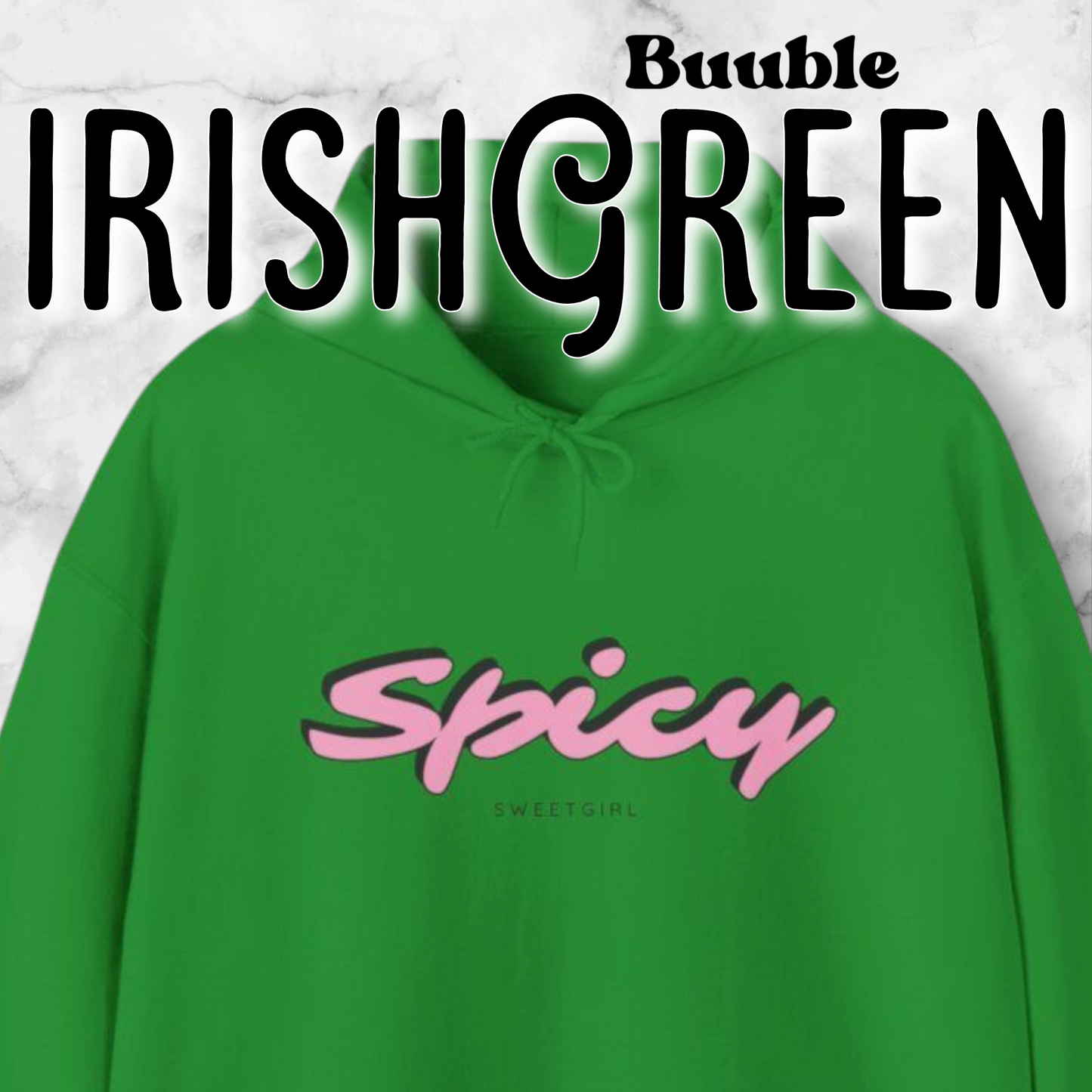 Spicy Sweetgirl ™ – Buuble Pink & Playful Letters Hoodie