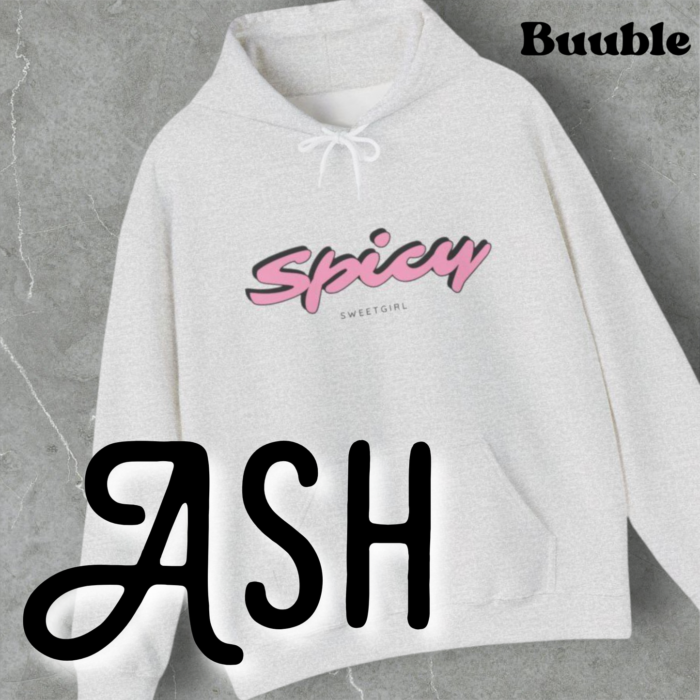 Spicy Sweetgirl ™ – Buuble Pink & Playful Letters Hoodie