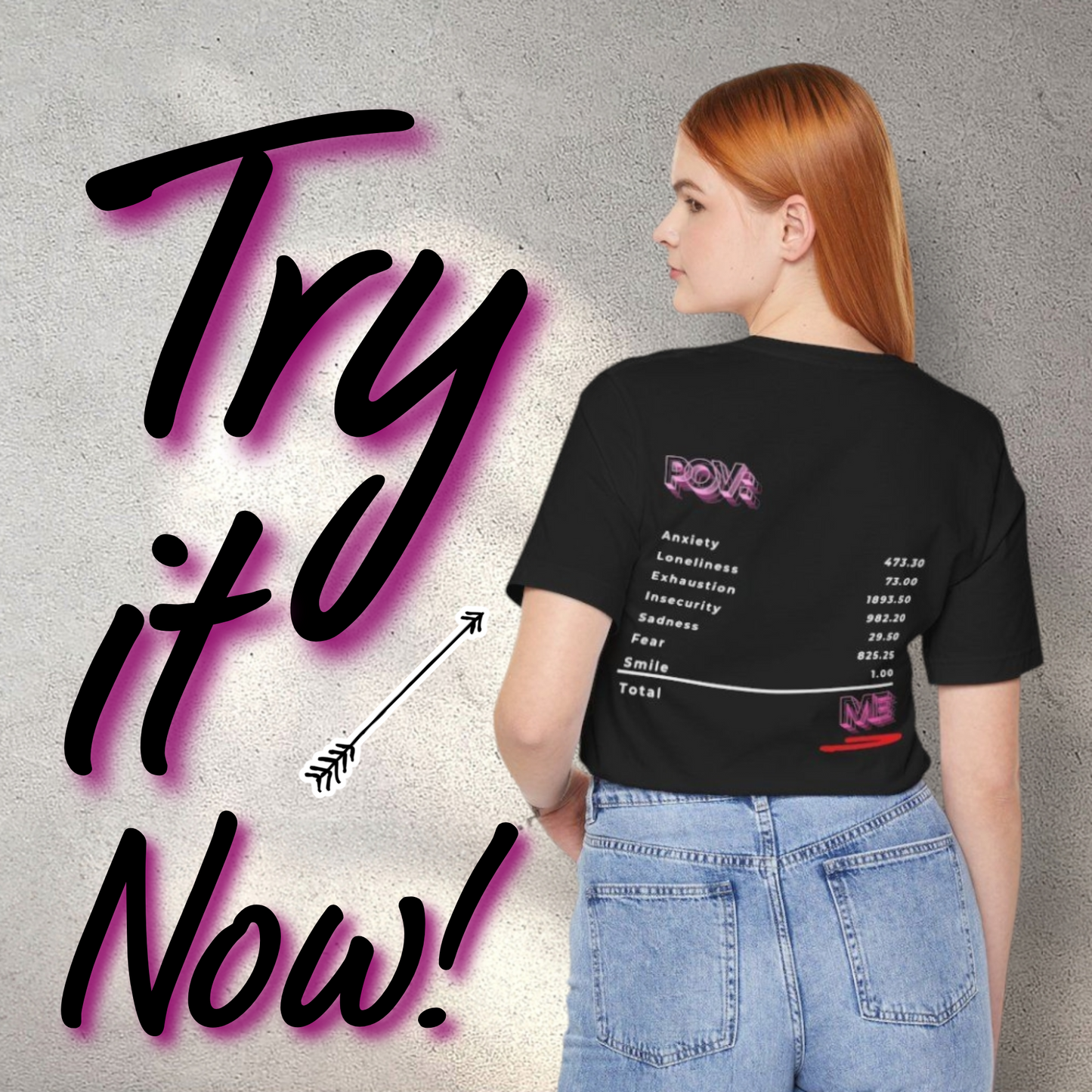 POV: ME Receipt T-shirt - Mental Health Edition | Buuble
