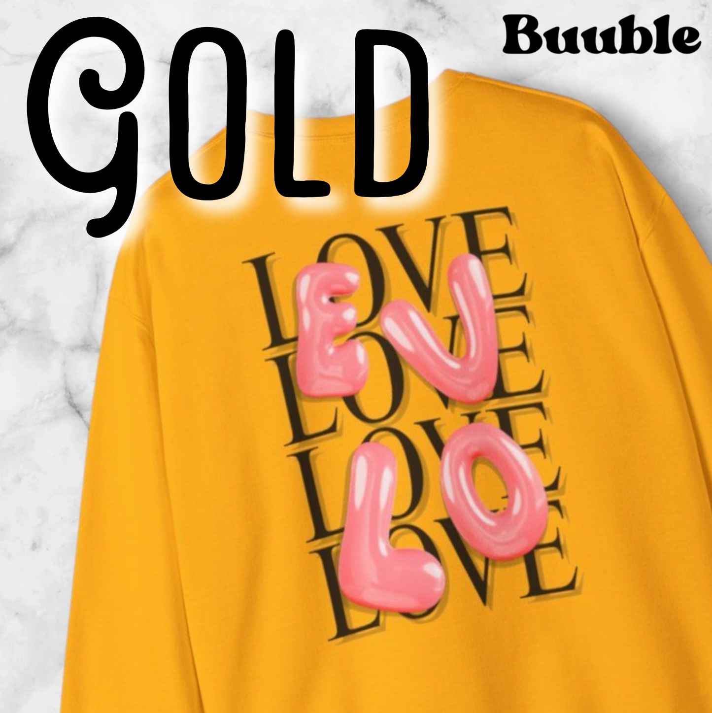 EVLO Bubble Red Letter Sweatshirt – Buuble Special Edition