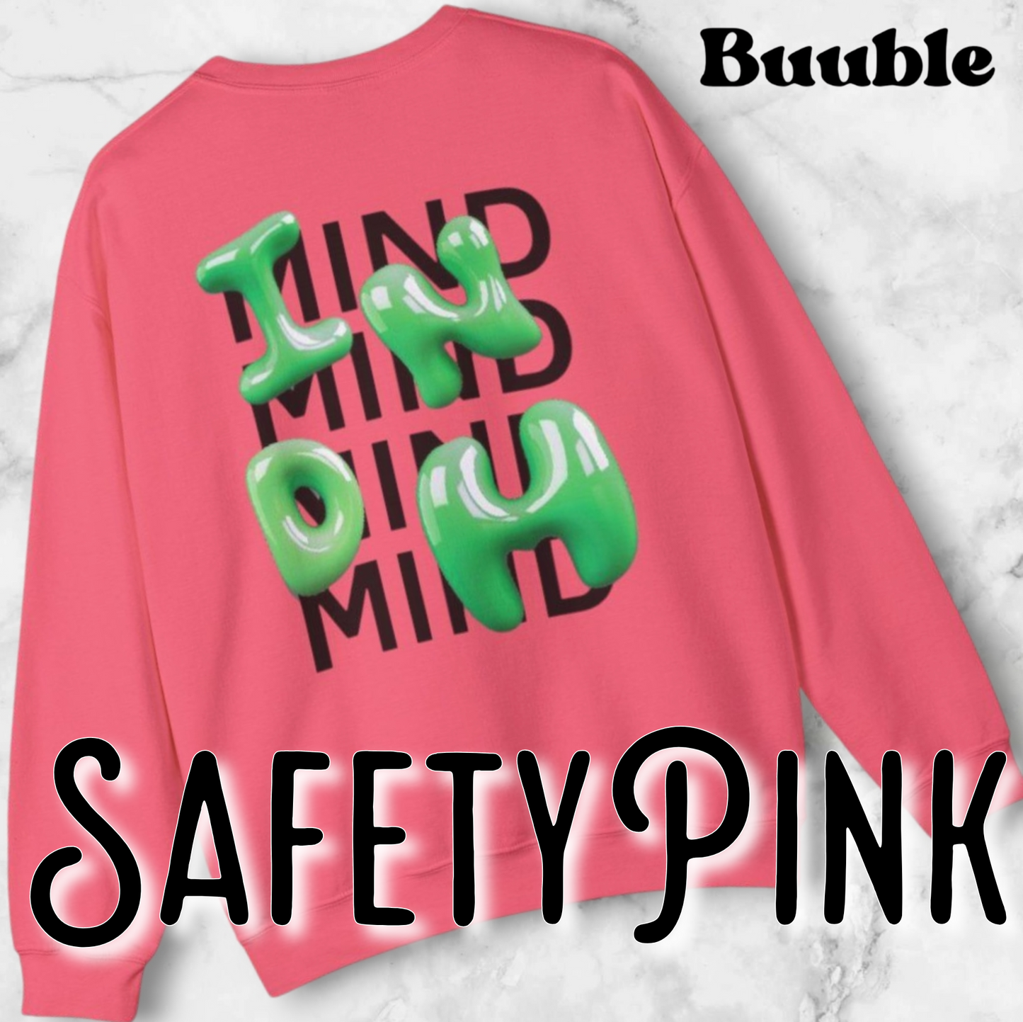 INDM Green Bubble Letter Sweatshirt – Buuble Special Edition