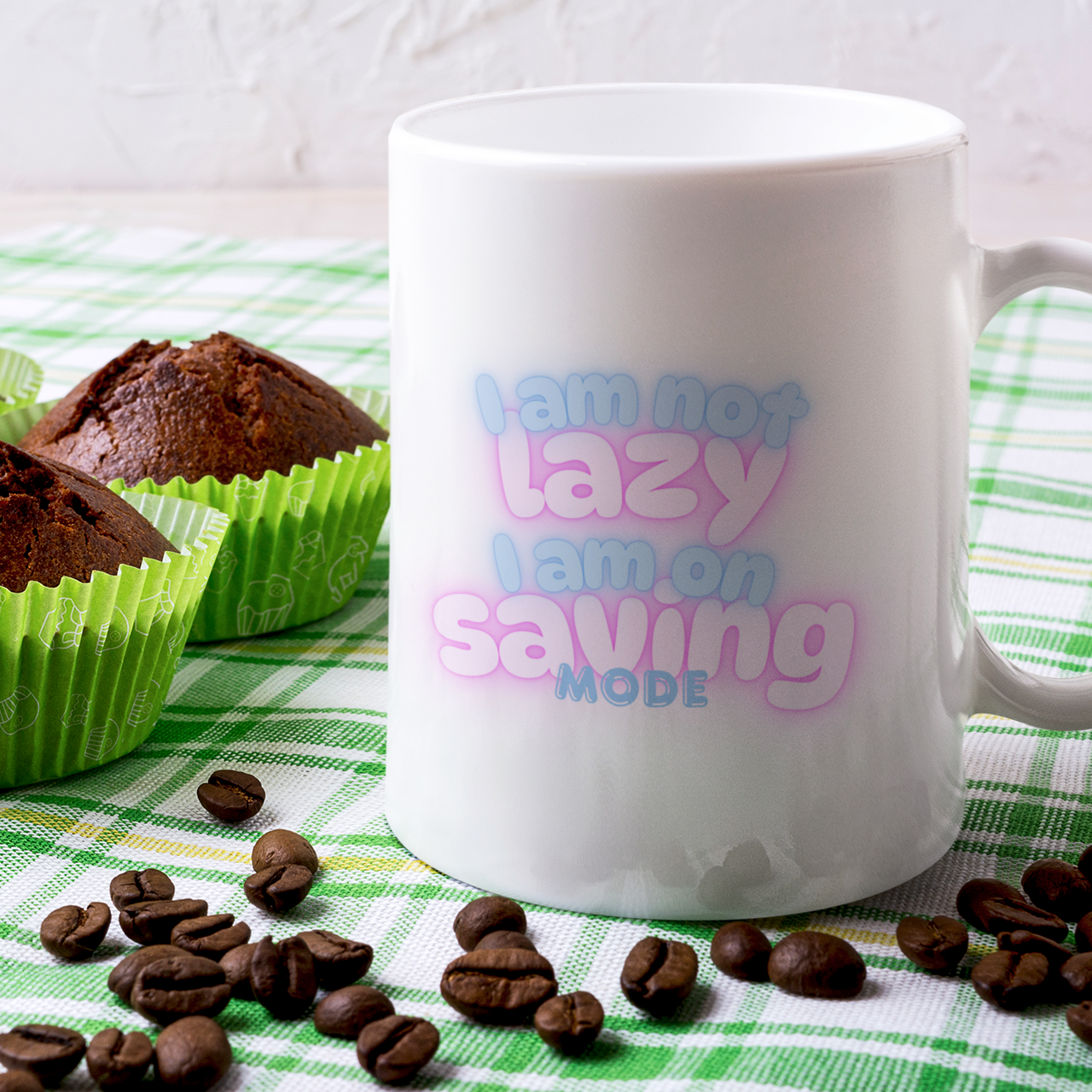 I Am Not Lazy. I Am On Saving Mode... - Buuble's Super Mug