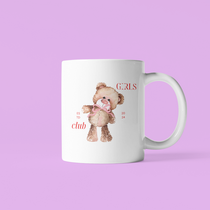 Coffee Mug with Teddy Bear - Cute Girls Club