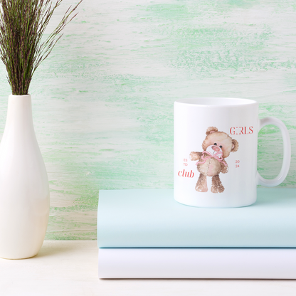 Coffee Mug with Teddy Bear - Cute Girls Club