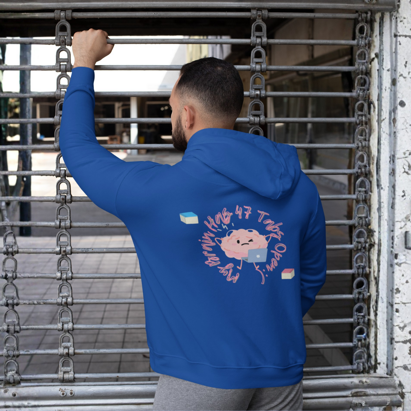 My brain has 47 Tabs Open Handwriting – Cute Mindful Hoodie | Buuble