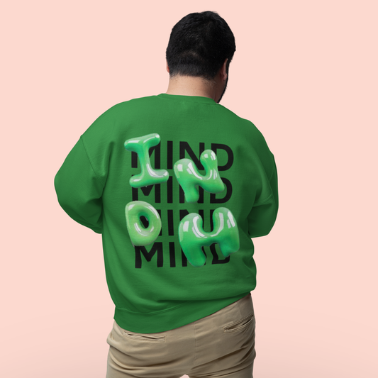 INDM Green Bubble Letter Sweatshirt – Buuble Special Edition