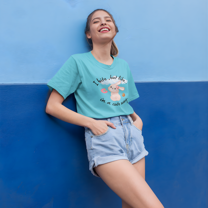 I Bite, But Like… In a Cute Way™ – Cute Buuble Bunny T-shirt