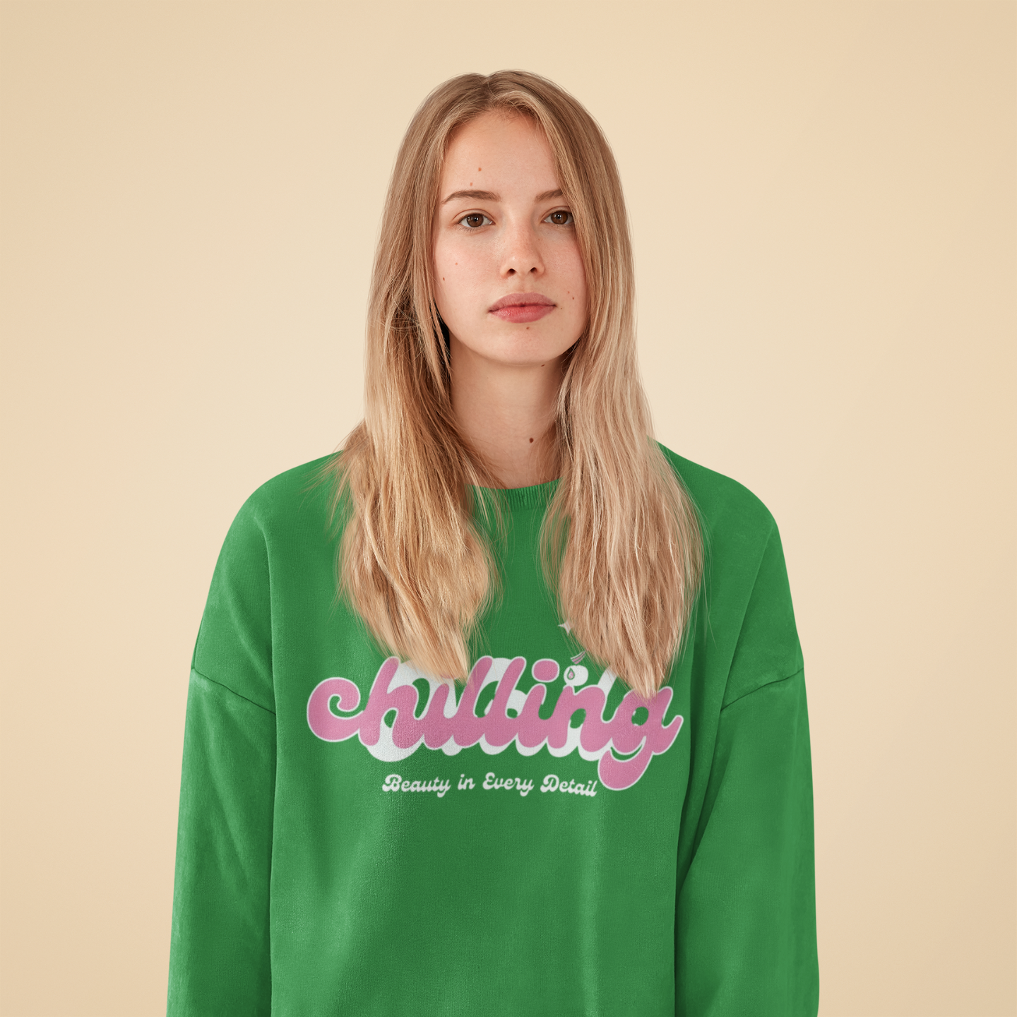 Chilling – Beauty in Every Detail | Buuble Cozy Sweatshirt