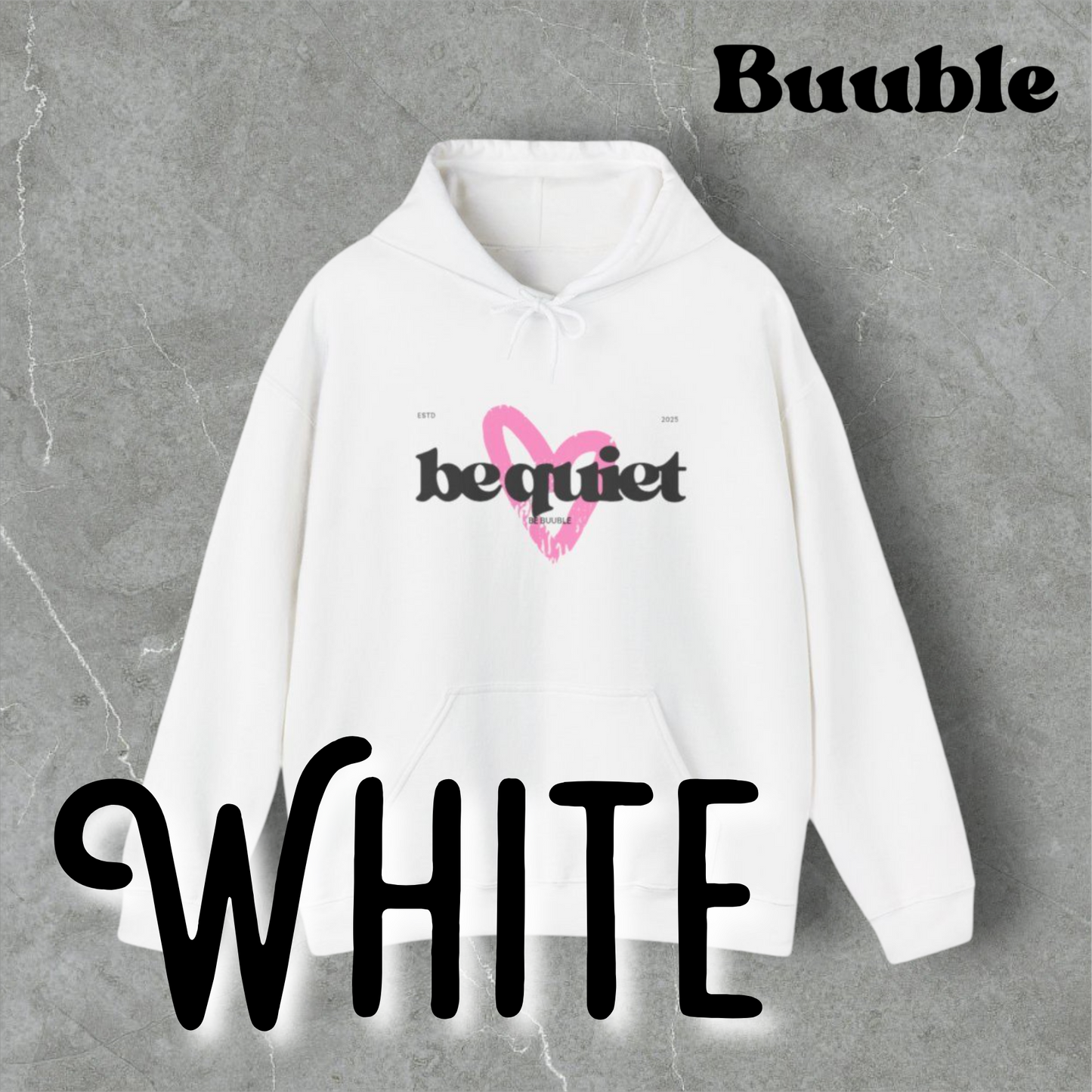 Be Quiet – Say Less, Feel More Hoodie