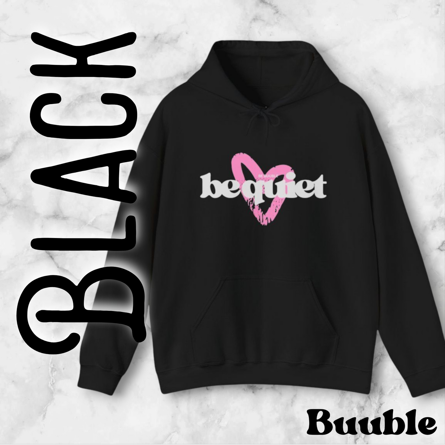 Be Quiet – Say Less, Feel More Hoodie