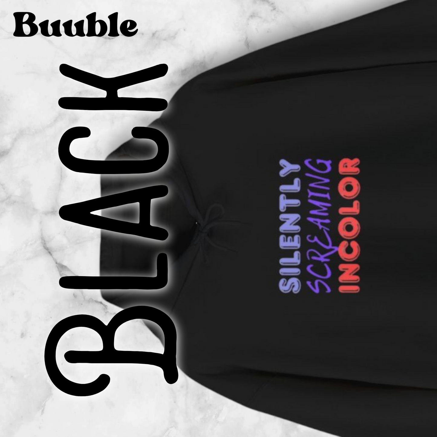 Silently Screaming in Color Sweatshirt – Quiet But Loud Statement