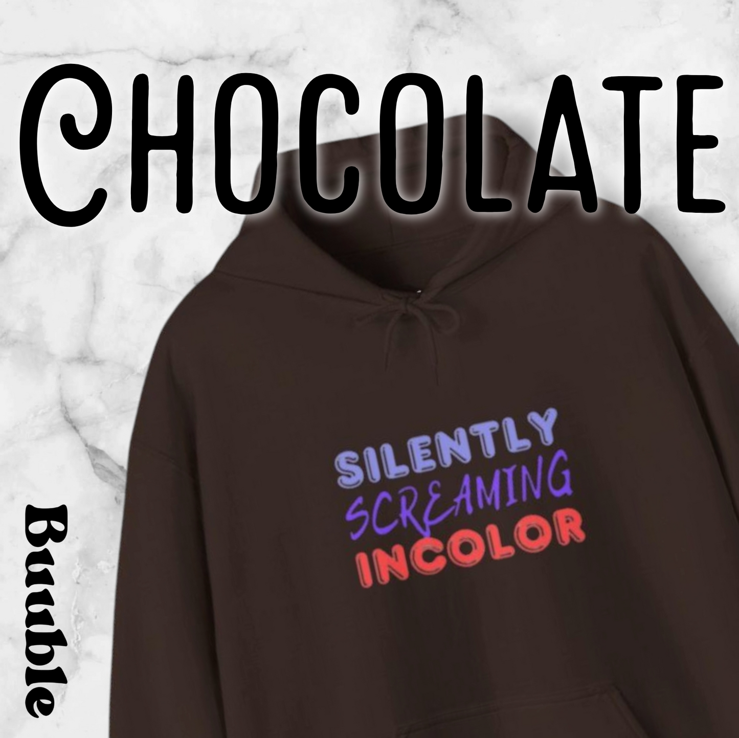 Silently Screaming in Color Sweatshirt – Quiet But Loud Statement