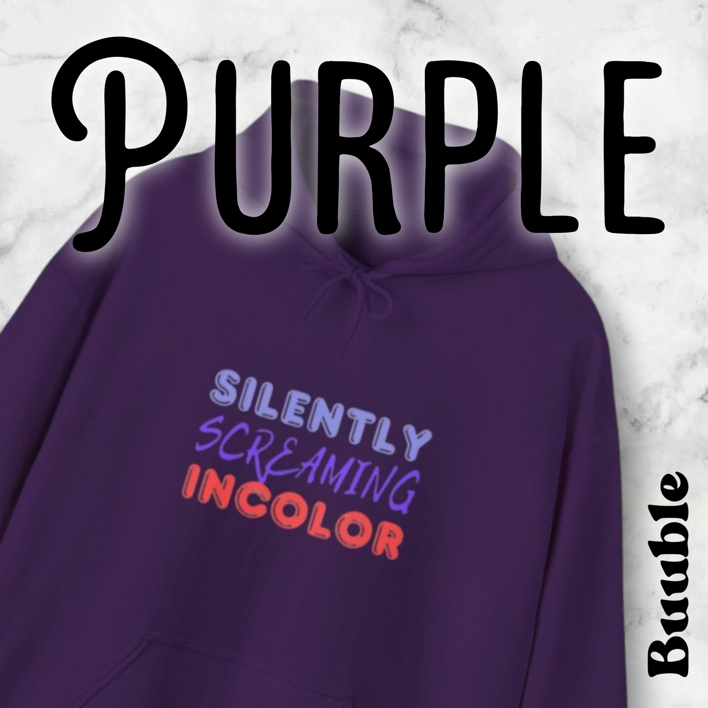 Silently Screaming in Color Sweatshirt – Quiet But Loud Statement