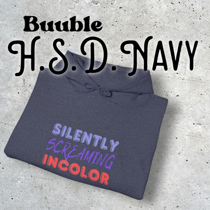 Silently Screaming in Color Sweatshirt – Quiet But Loud Statement