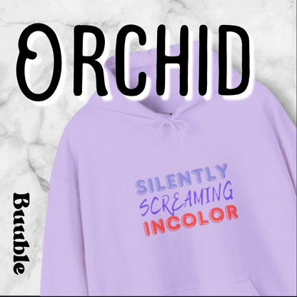 Silently Screaming in Color Sweatshirt – Quiet But Loud Statement
