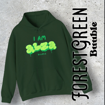 I AM ALZA Hoodie – Neon Graffiti Style | Buuble Original