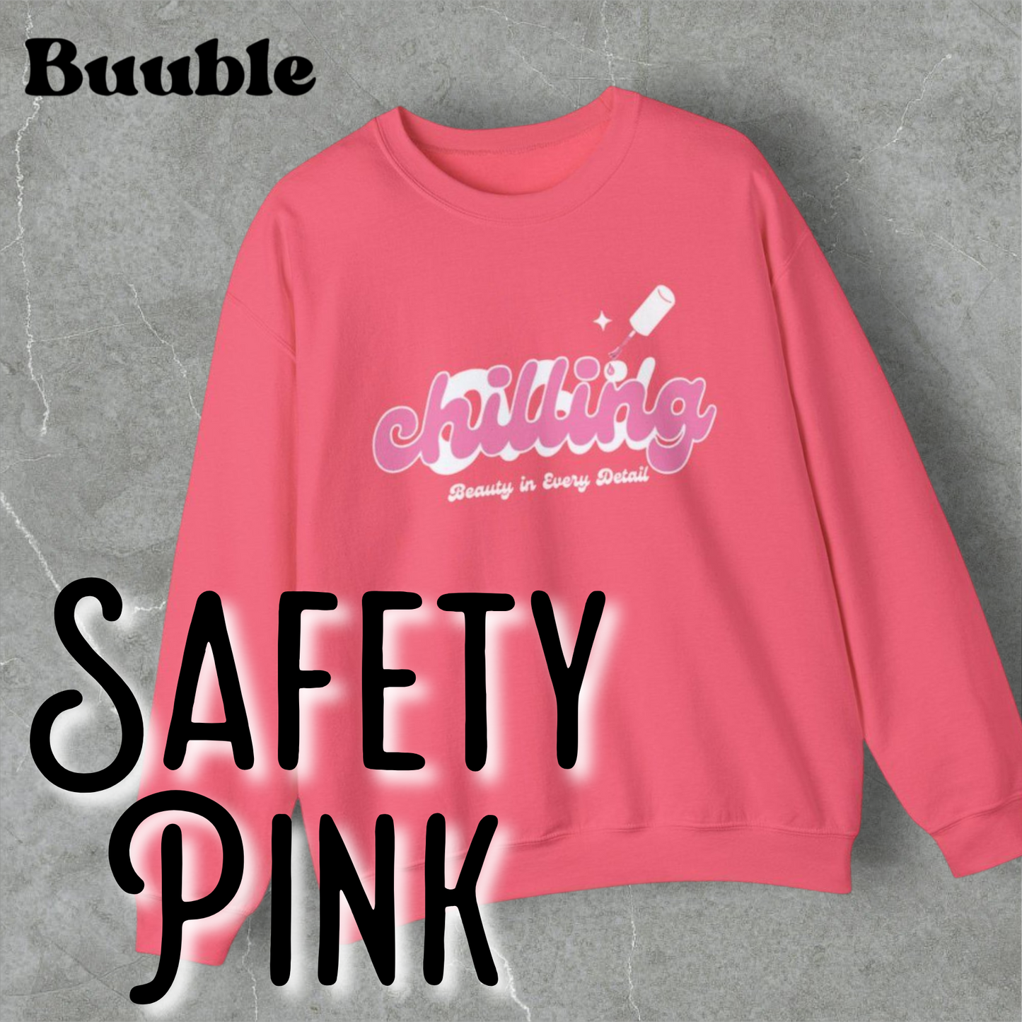 Chilling – Beauty in Every Detail | Buuble Cozy Sweatshirt