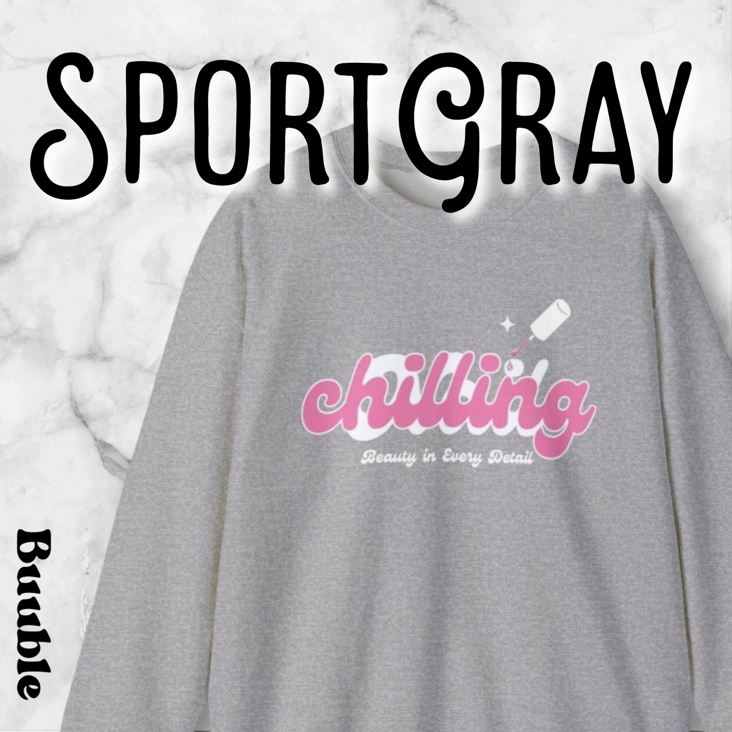 Chilling – Beauty in Every Detail | Buuble Cozy Sweatshirt