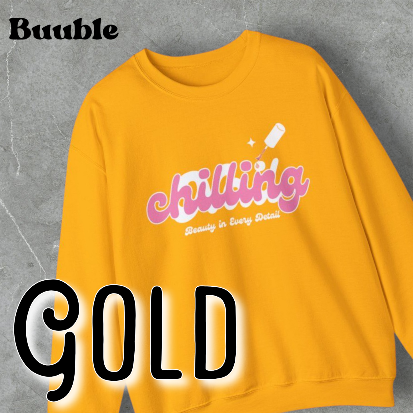 Chilling – Beauty in Every Detail | Buuble Cozy Sweatshirt