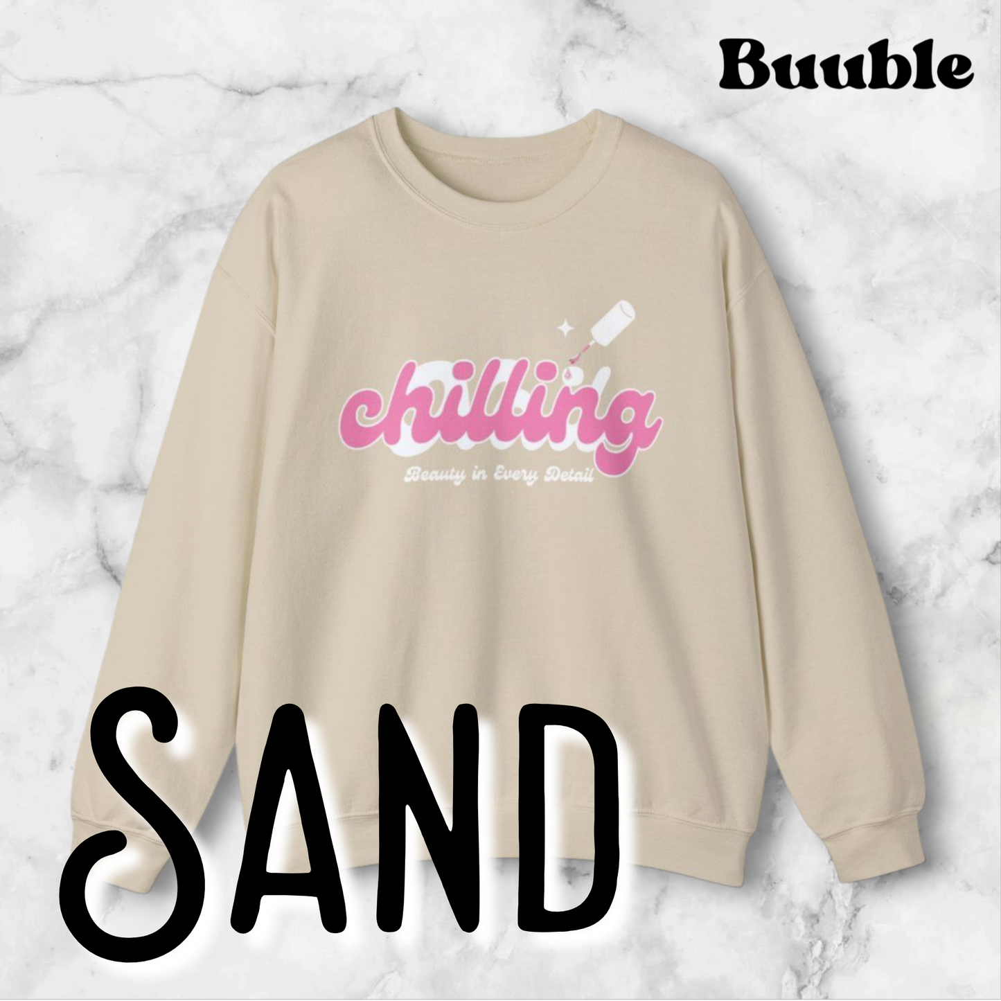 Chilling – Beauty in Every Detail | Buuble Cozy Sweatshirt