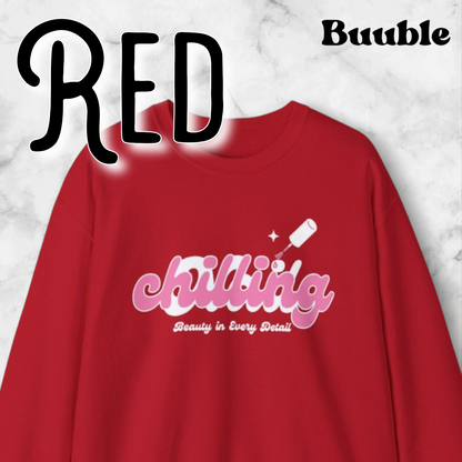 Chilling – Beauty in Every Detail | Buuble Cozy Sweatshirt