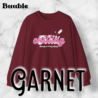 Chilling – Beauty in Every Detail | Buuble Cozy Sweatshirt