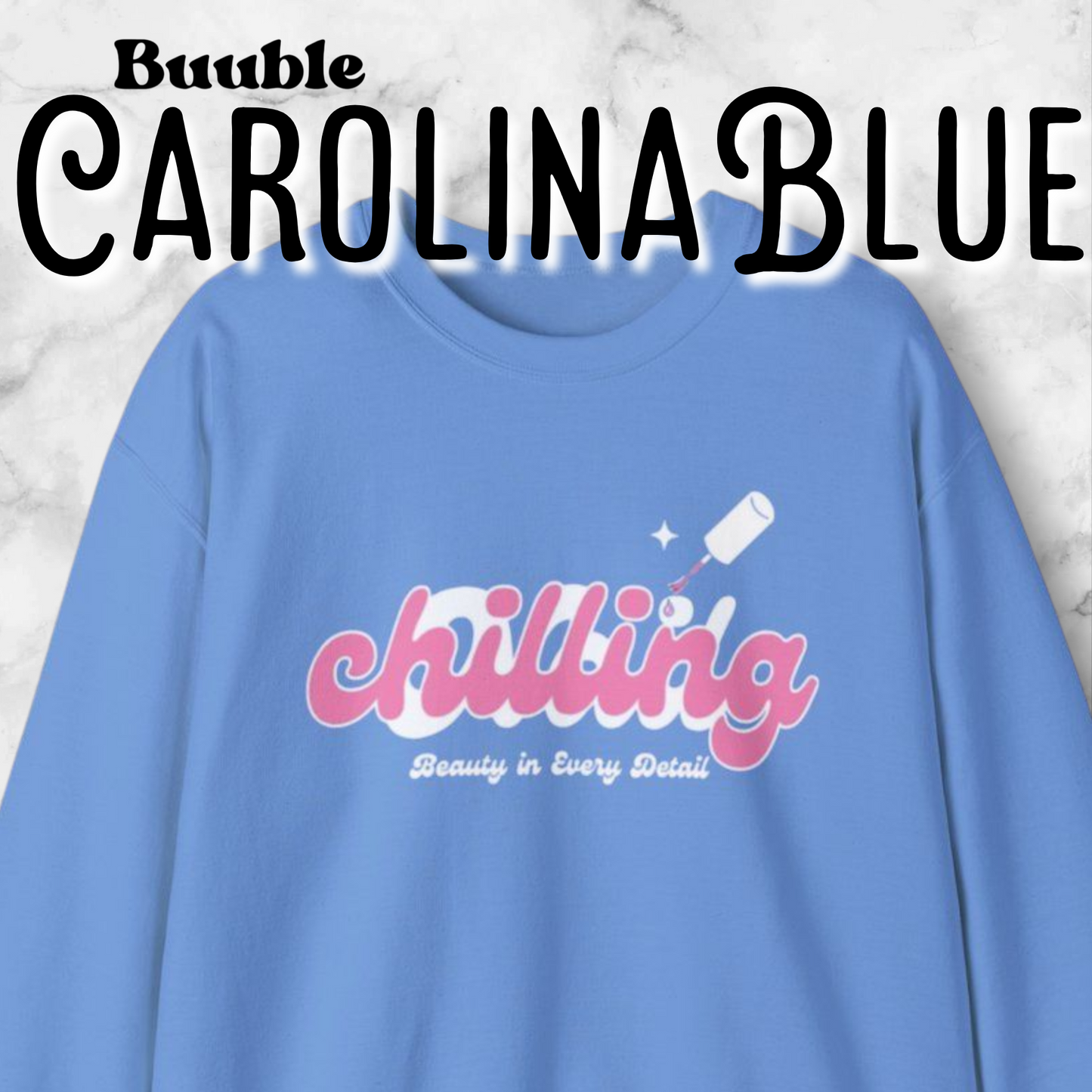 Chilling – Beauty in Every Detail | Buuble Cozy Sweatshirt