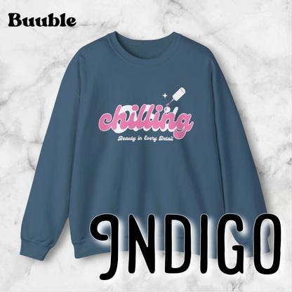 Chilling – Beauty in Every Detail | Buuble Cozy Sweatshirt