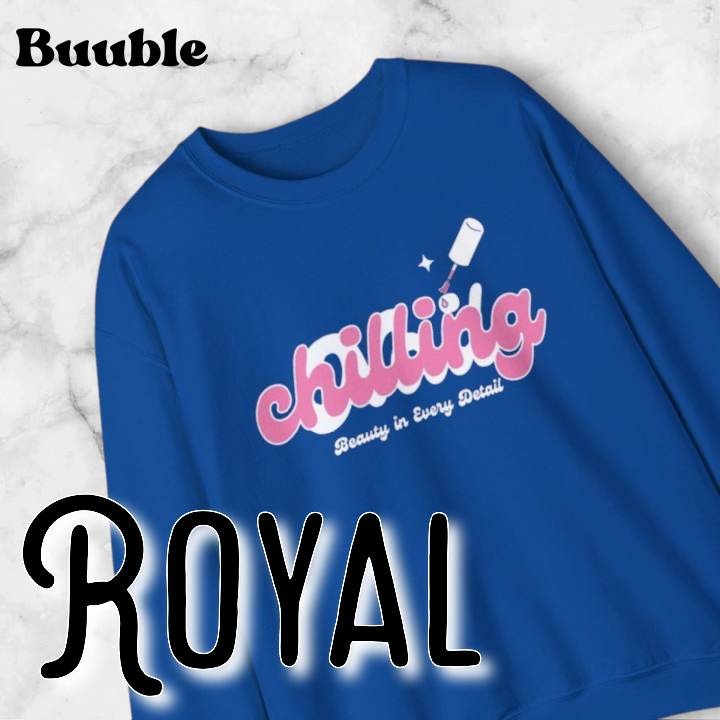 Chilling – Beauty in Every Detail | Buuble Cozy Sweatshirt