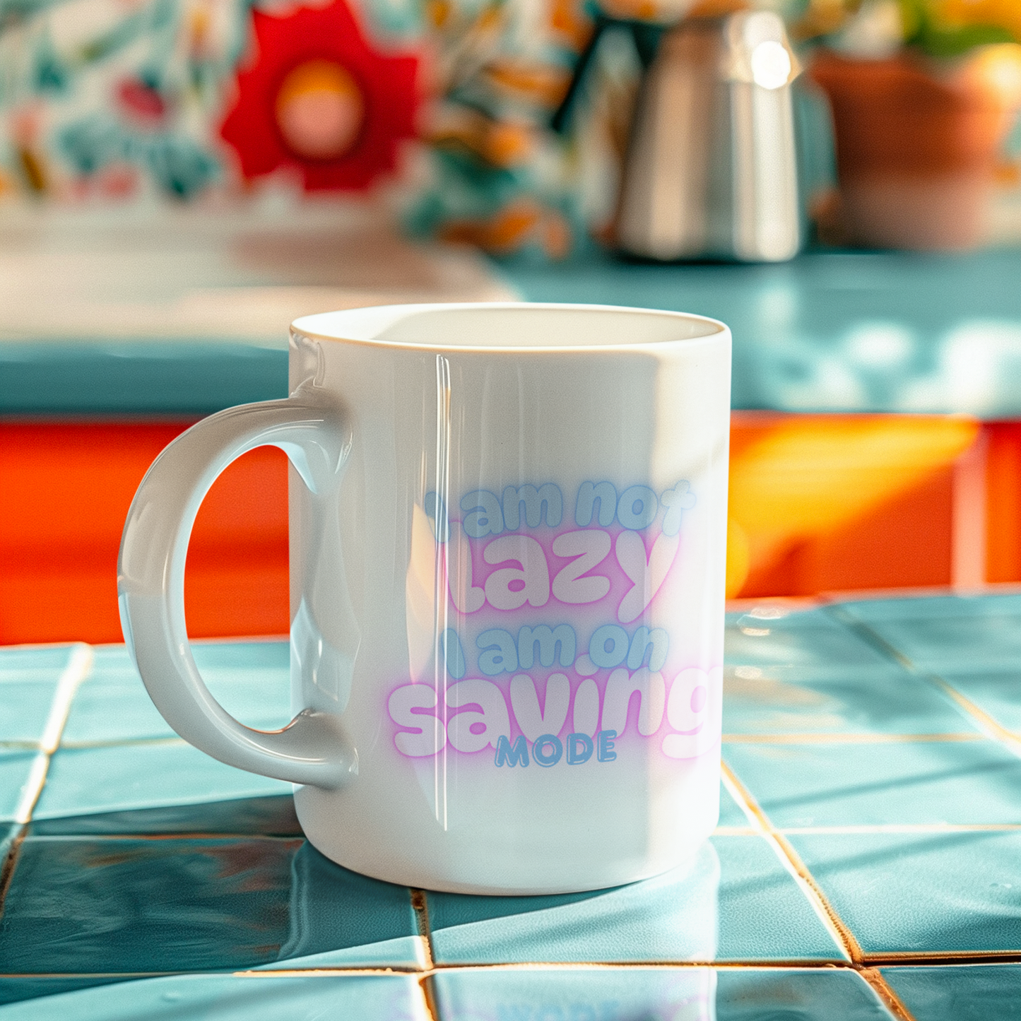 I Am Not Lazy. I Am On Saving Mode... - Buuble's Super Mug
