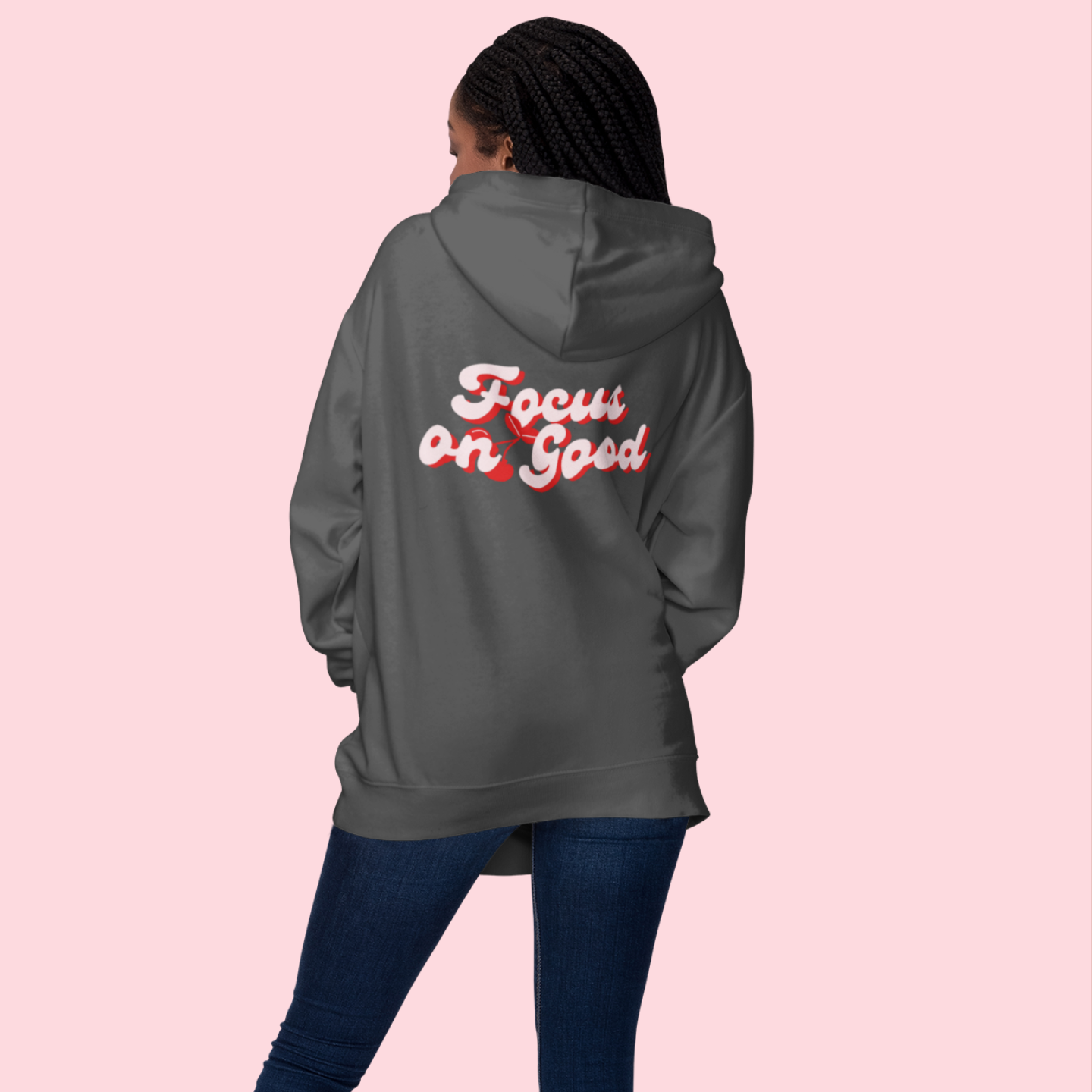 Focus on Good – Cute Cherry Hoodie | Buuble