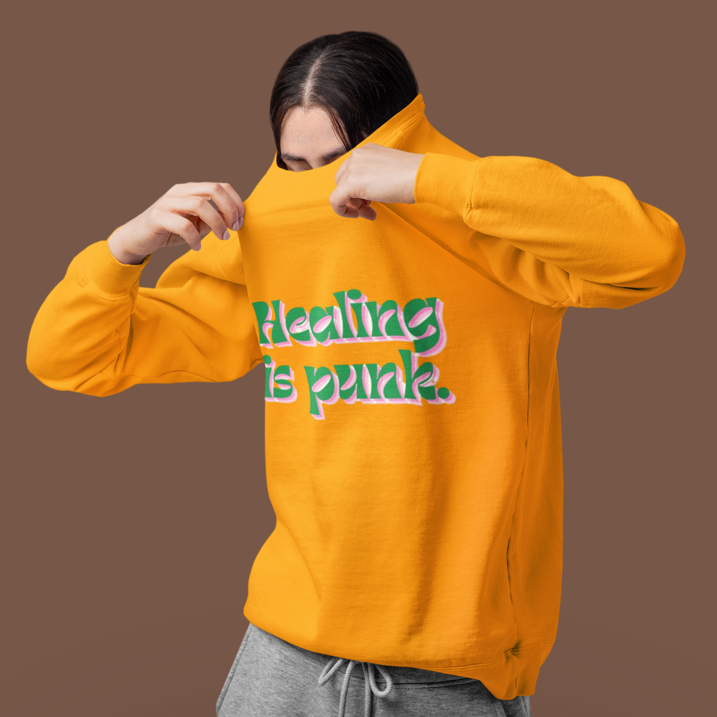 Healing Is Punk Sweatshirt – Comfort Recovery Sweatshirt | Buuble