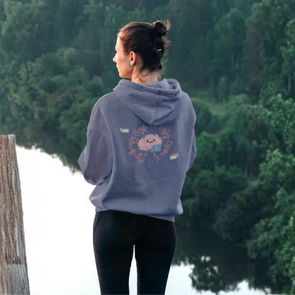 My brain has 47 Tabs Open Handwriting – Cute Mindful Hoodie | Buuble