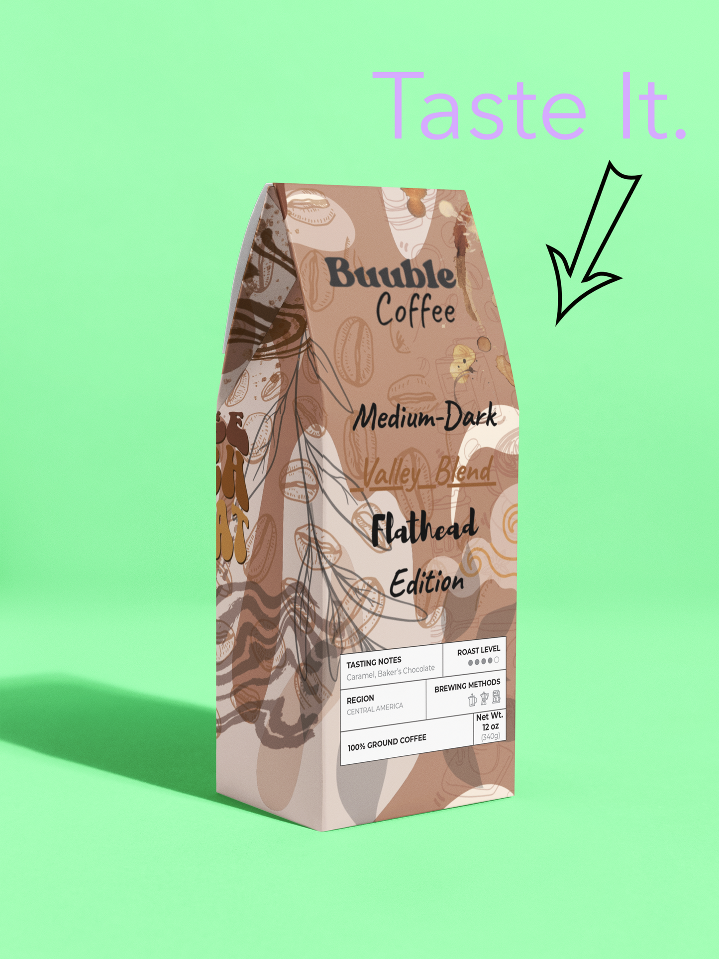 Flathead Valley Buuble Coffee - Medium-Dark Roast