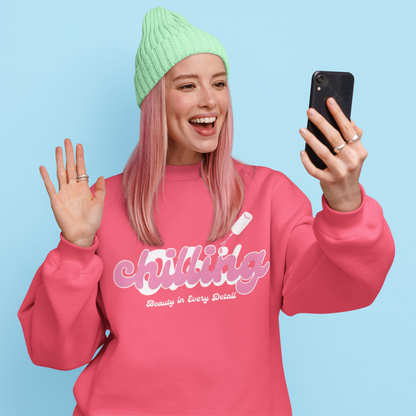 Chilling – Beauty in Every Detail | Buuble Cozy Sweatshirt
