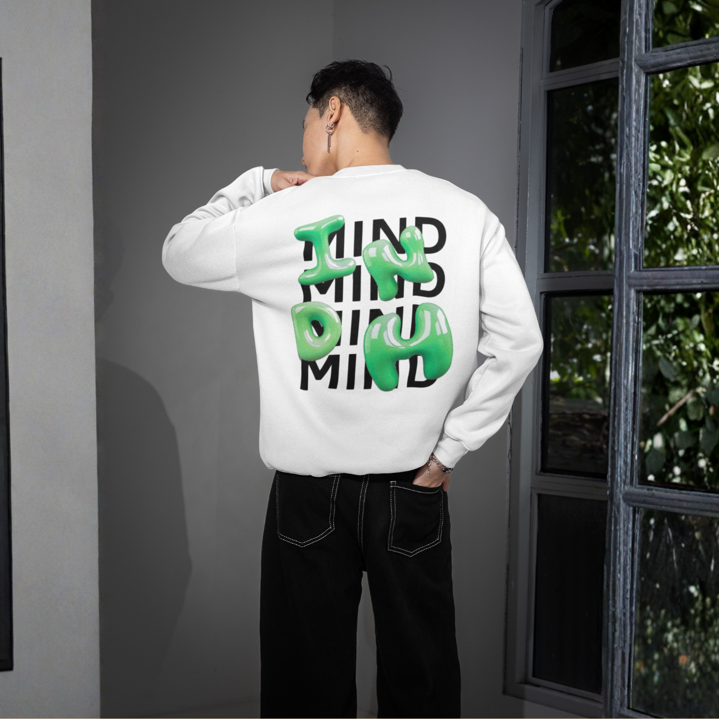INDM Green Bubble Letter Sweatshirt – Buuble Special Edition