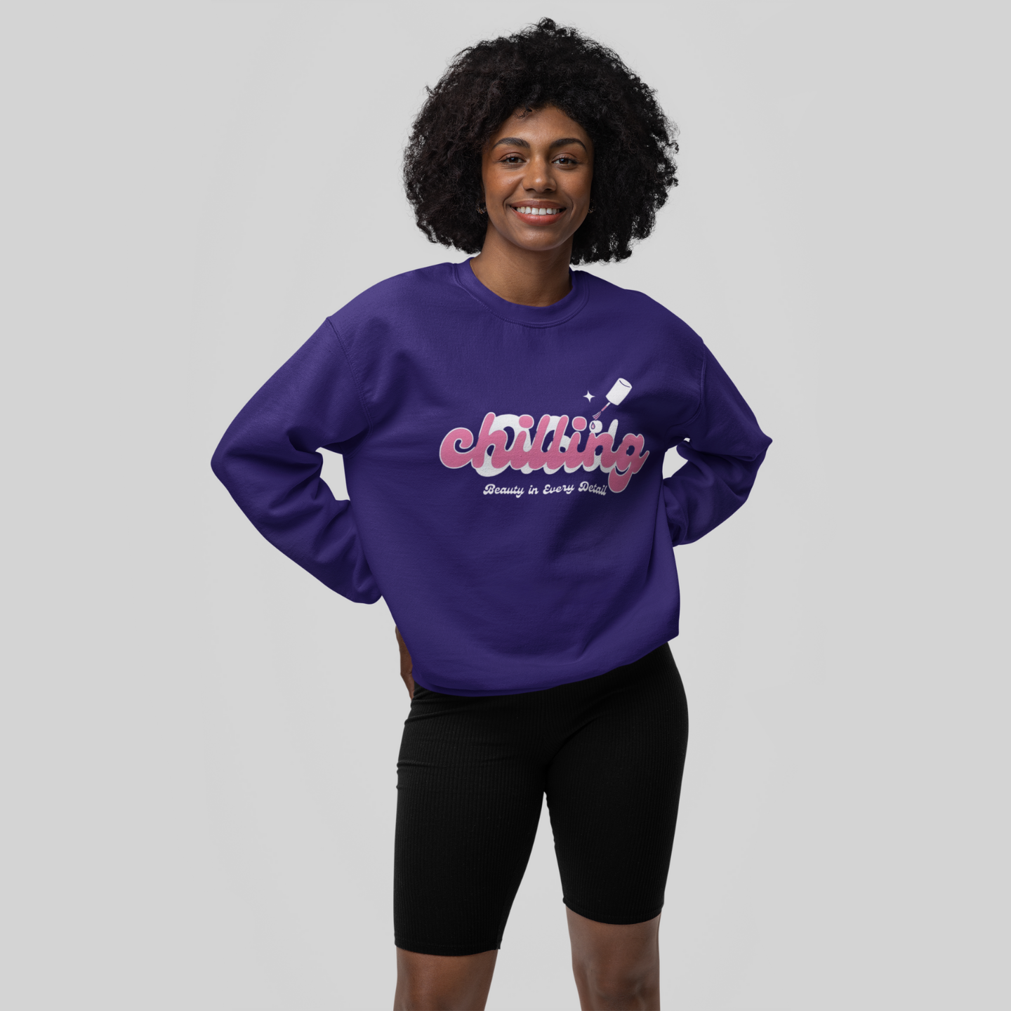 Chilling – Beauty in Every Detail | Buuble Cozy Sweatshirt