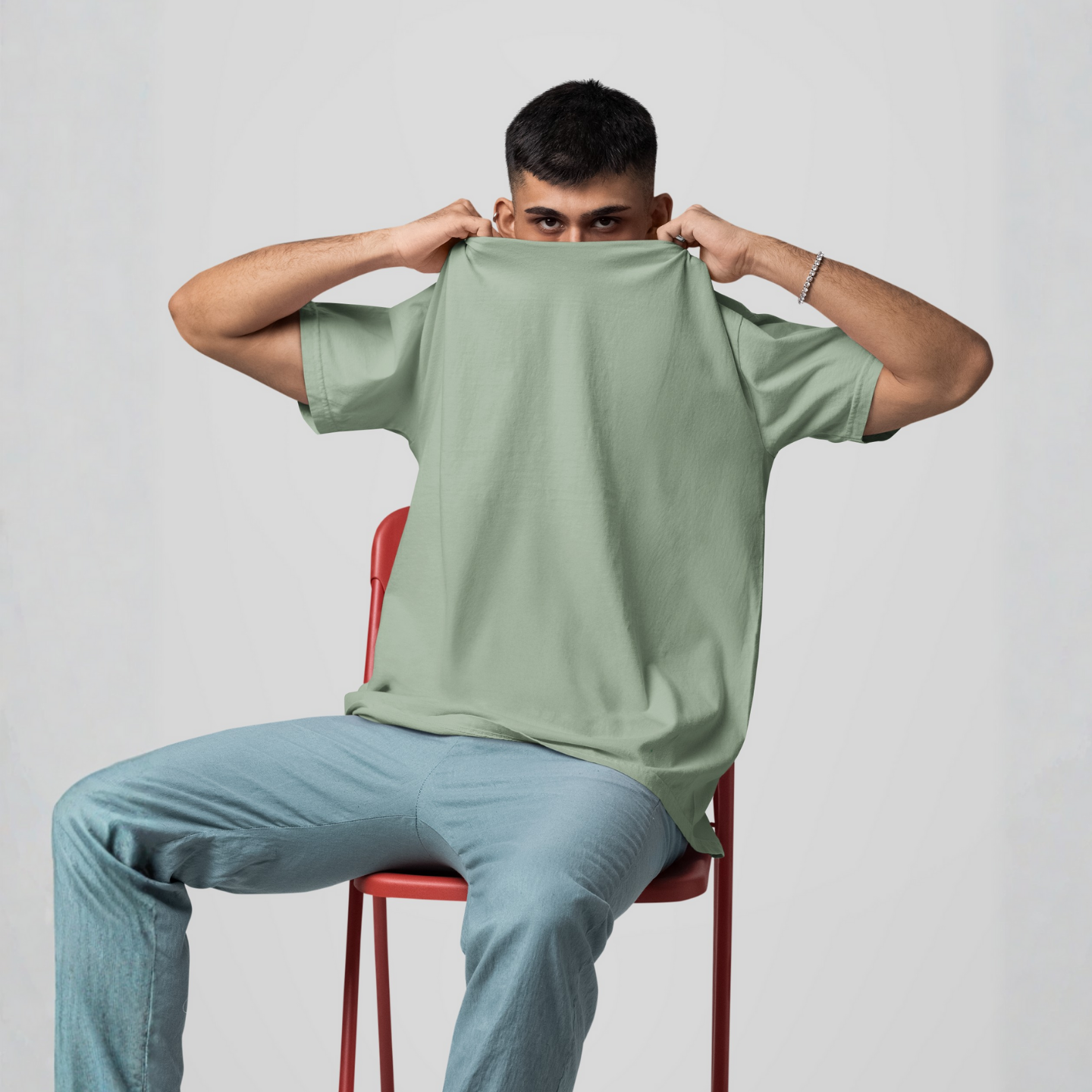 Healing is punk - T-Shirt with Green & Pink Letters | Buuble