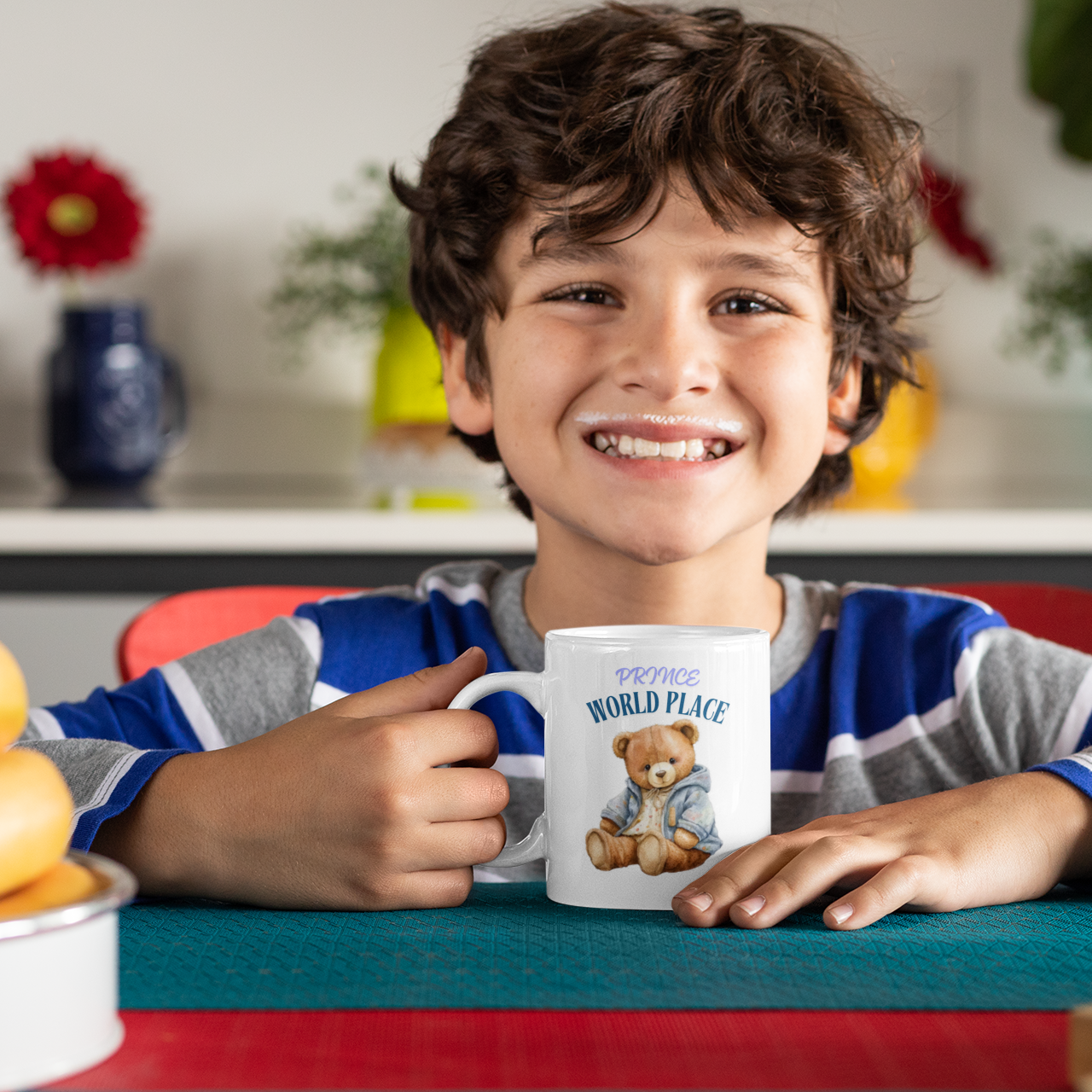 Prince World Place - Teddy Bear Boy Mug
