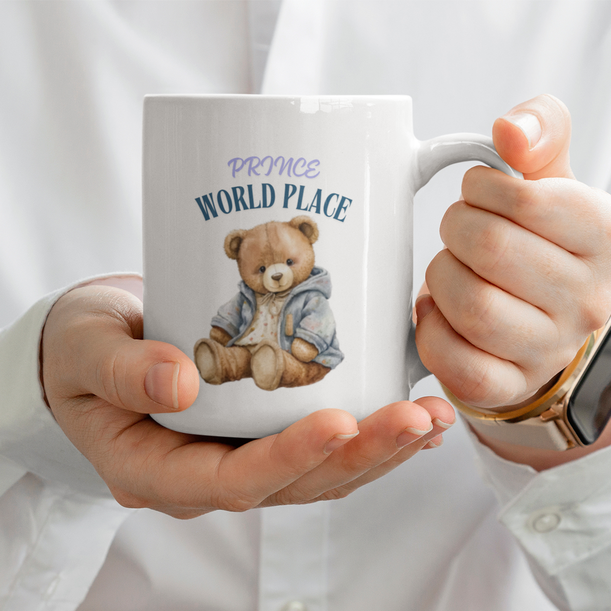 Prince World Place - Teddy Bear Boy Mug
