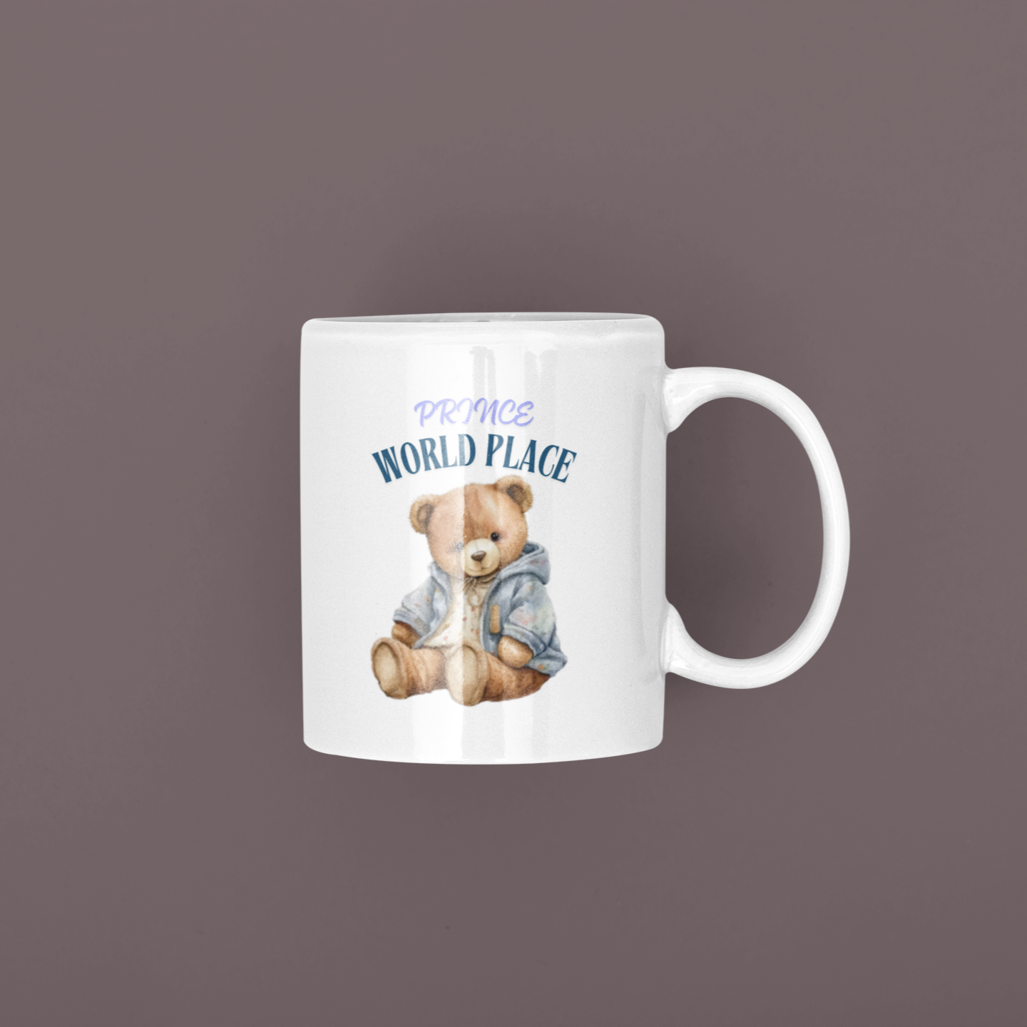 Prince World Place - Teddy Bear Boy Mug