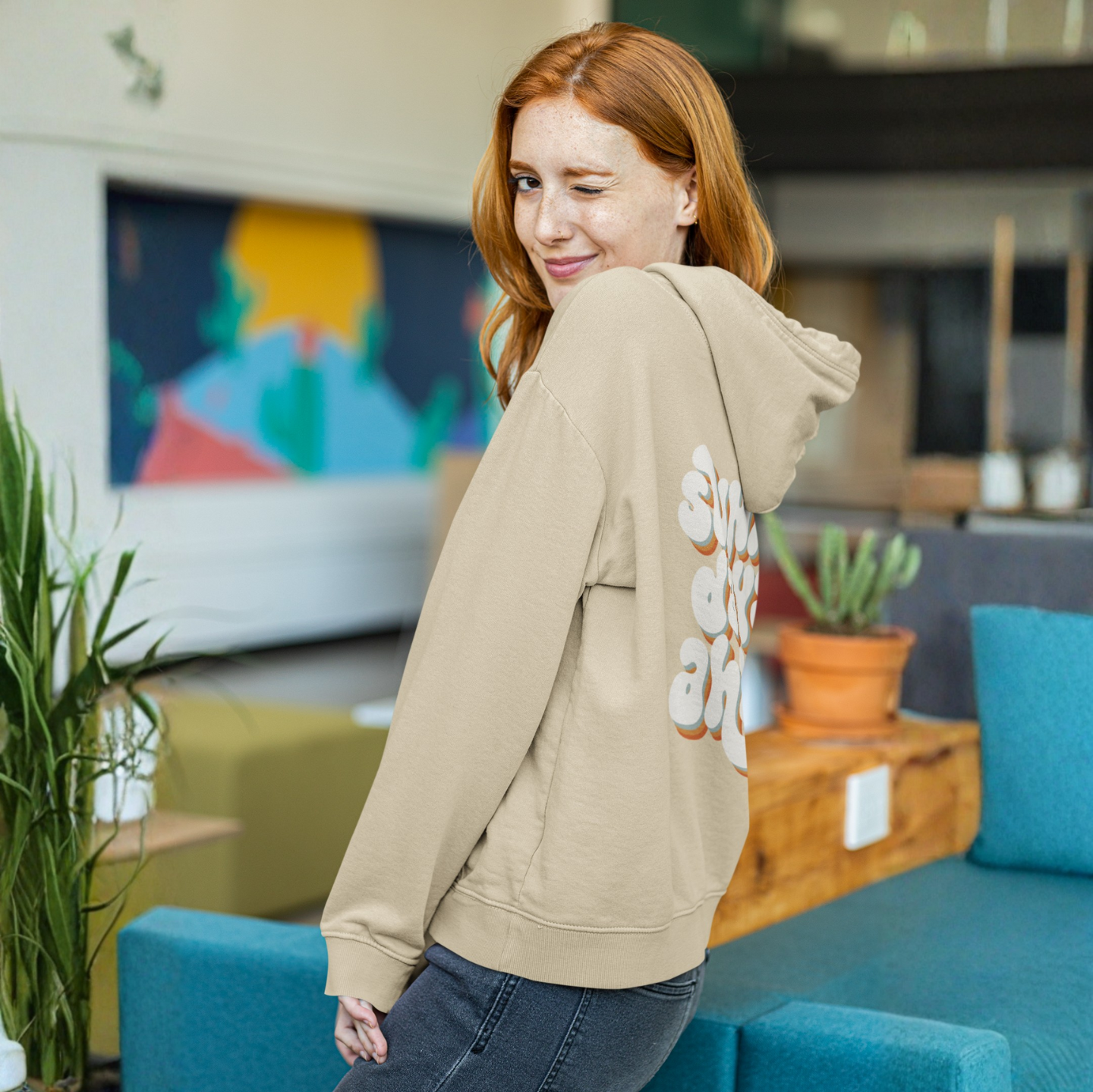 Sunny Days Ahead™  – Soft & Trendy Back Hoodie by Buuble