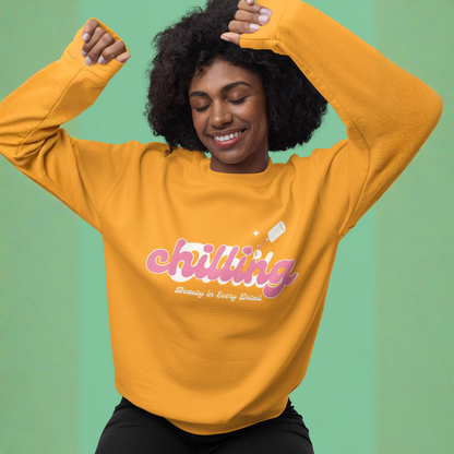 Chilling – Beauty in Every Detail | Buuble Cozy Sweatshirt