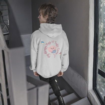 My brain has 47 Tabs Open Handwriting – Cute Mindful Hoodie | Buuble